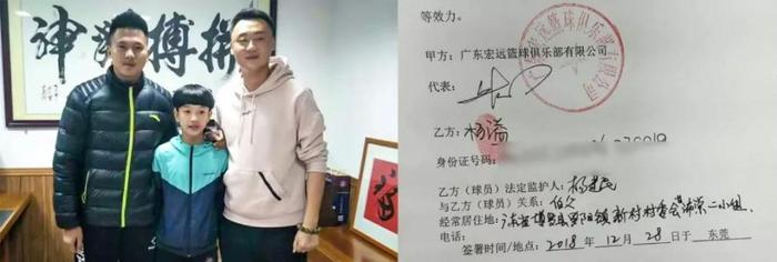 杨溢，广东宏远青年队13岁新星，去年在中国小篮球联赛中惊艳四起